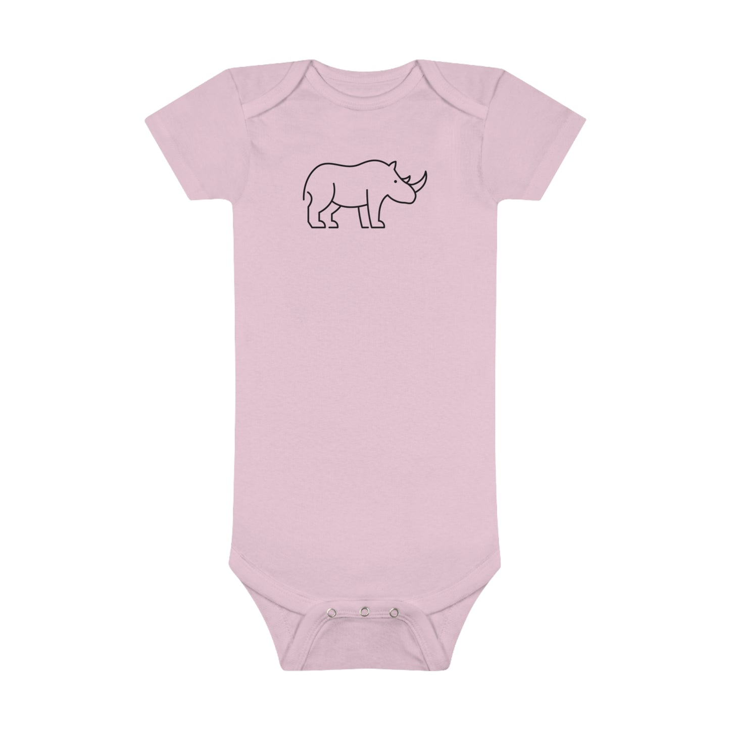Rhino Print Baby Onesies
