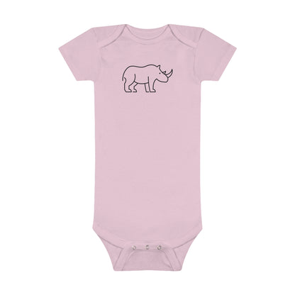 Rhino Print Baby Onesies