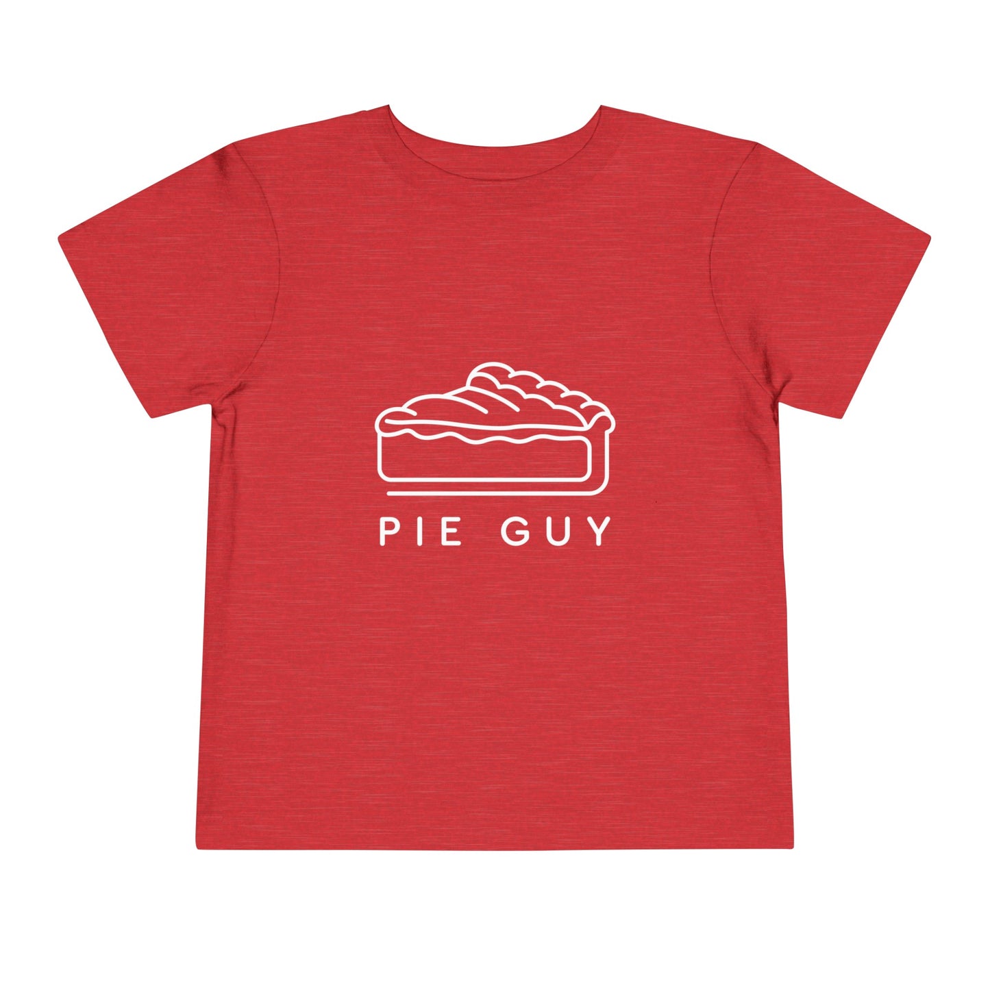 Pie Guy Print Toddlers T-Shirt