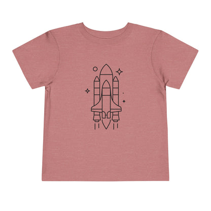 Rocket Ship Print Kids T-Shirt