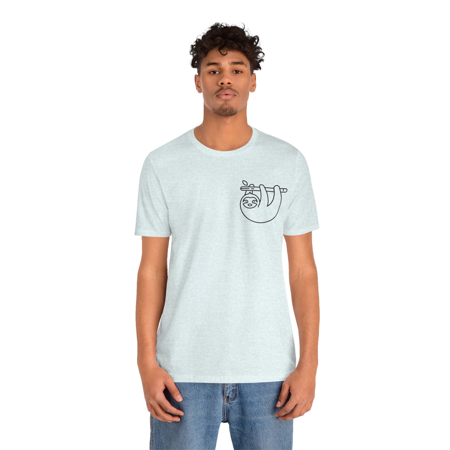 Sloth Print Men & Women T-Shirt