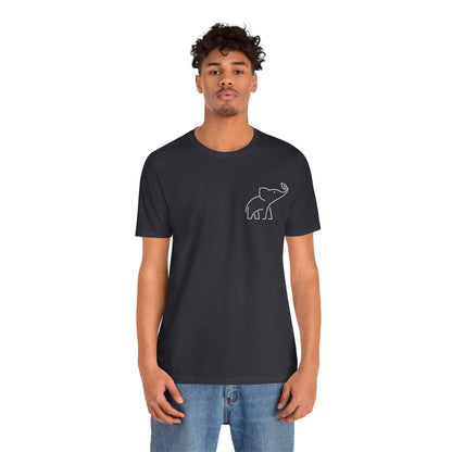 Elephant Print Men & Women T-Shirt