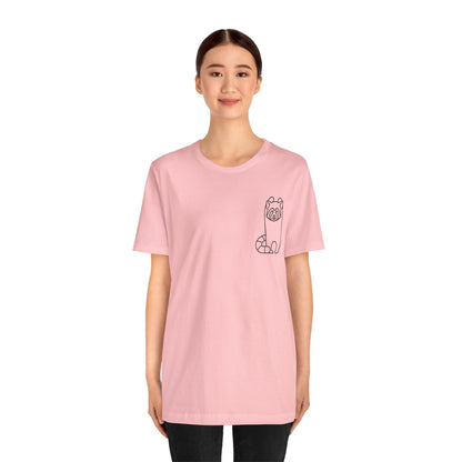 Standing Red Panda Print Men & Women T-Shirt