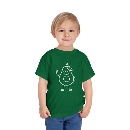 Happy Avocado Print Toddlers T-Shirt