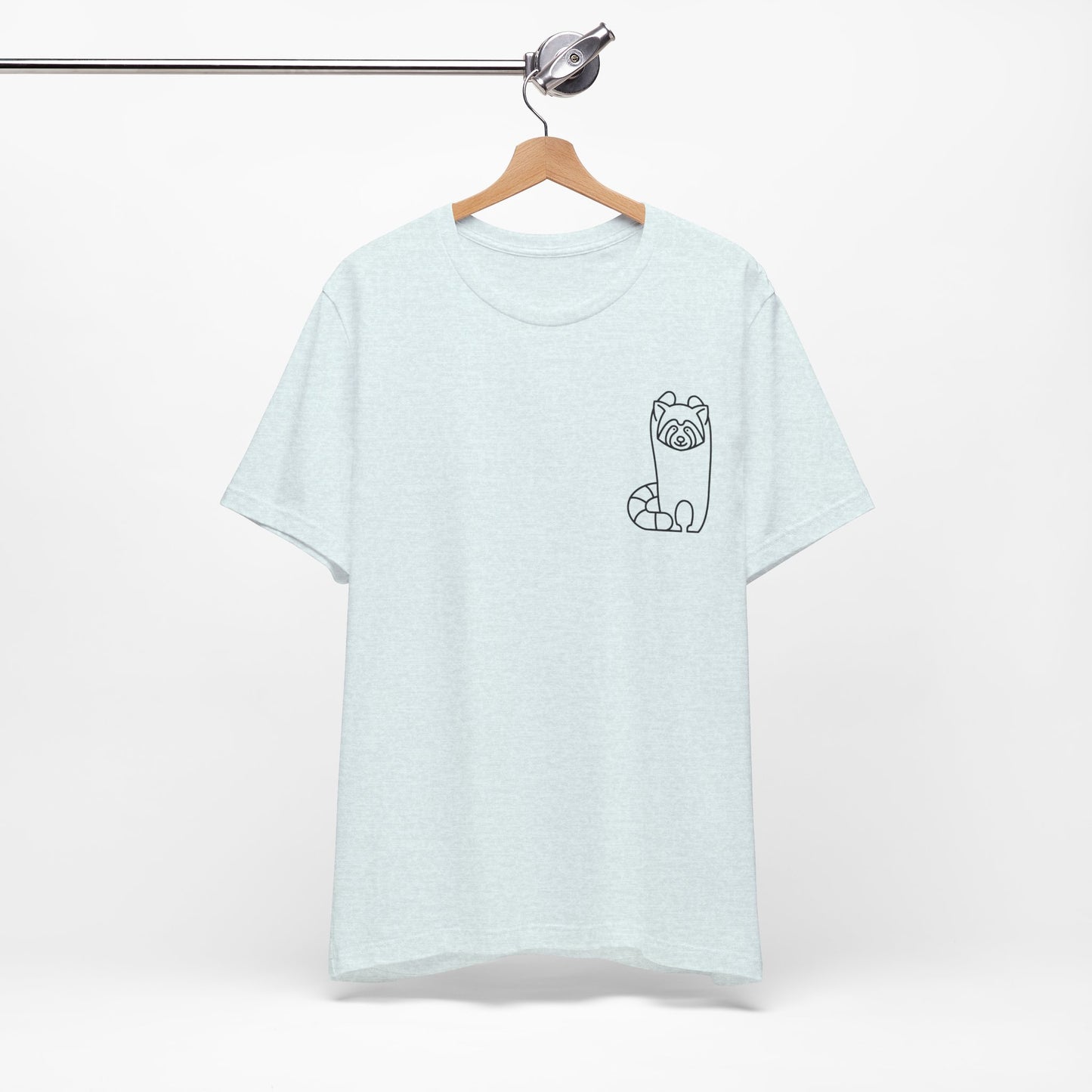 Standing Red Panda Print Men & Women T-Shirt