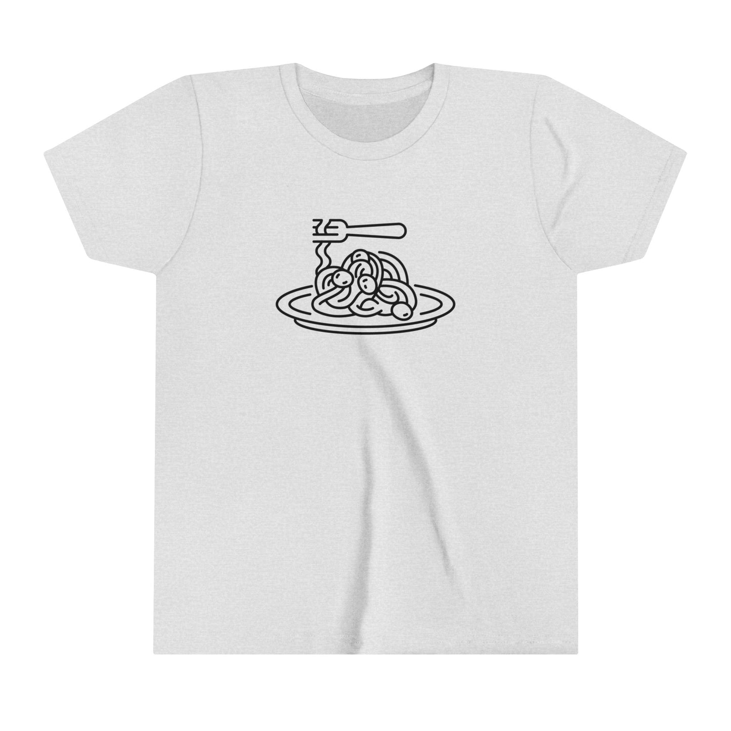 Spaghetti Dinner Print Youth T-Shirt