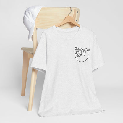 Sloth Print Men & Women T-Shirt