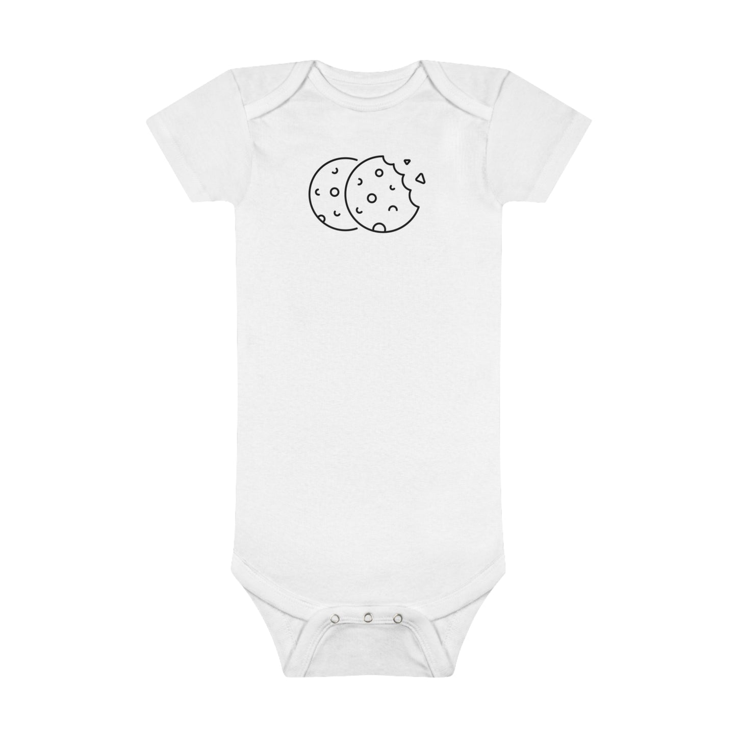 Chocolate Chip Cookies Print Baby Onesies