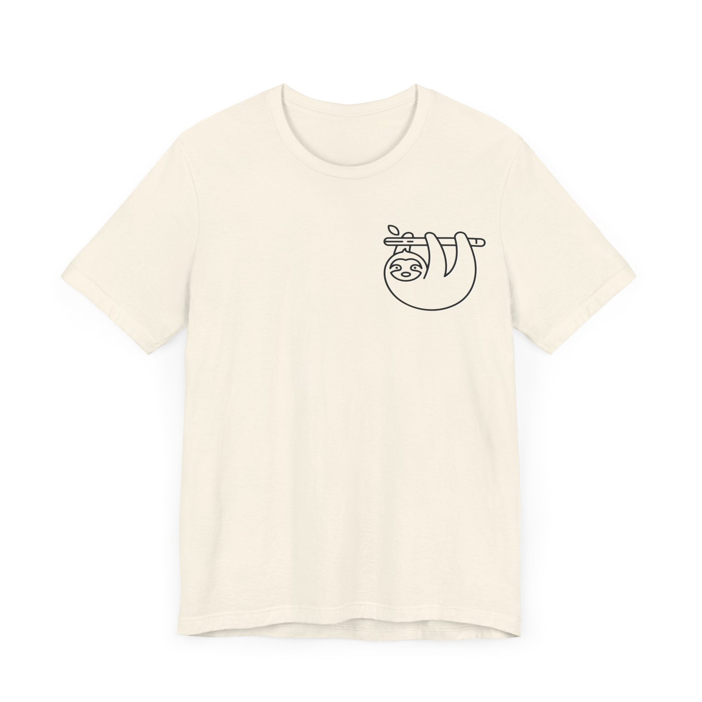 Sloth Print Men & Women T-Shirt