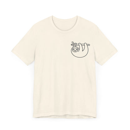 Sloth Print Men & Women T-Shirt