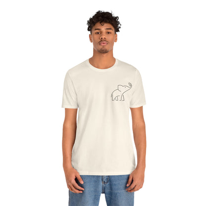 Elephant Print Men & Women T-Shirt
