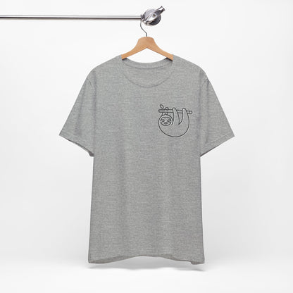Sloth Print Men & Women T-Shirt