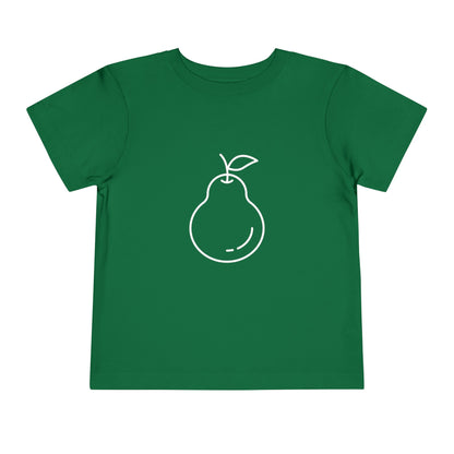 Pear Print Toddlers T-Shirt