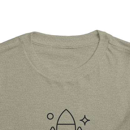 Rocket Ship Print Kids T-Shirt