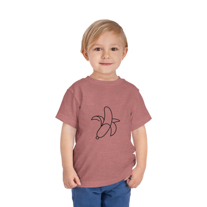 Peeled Banana Print Toddlers T-Shirt