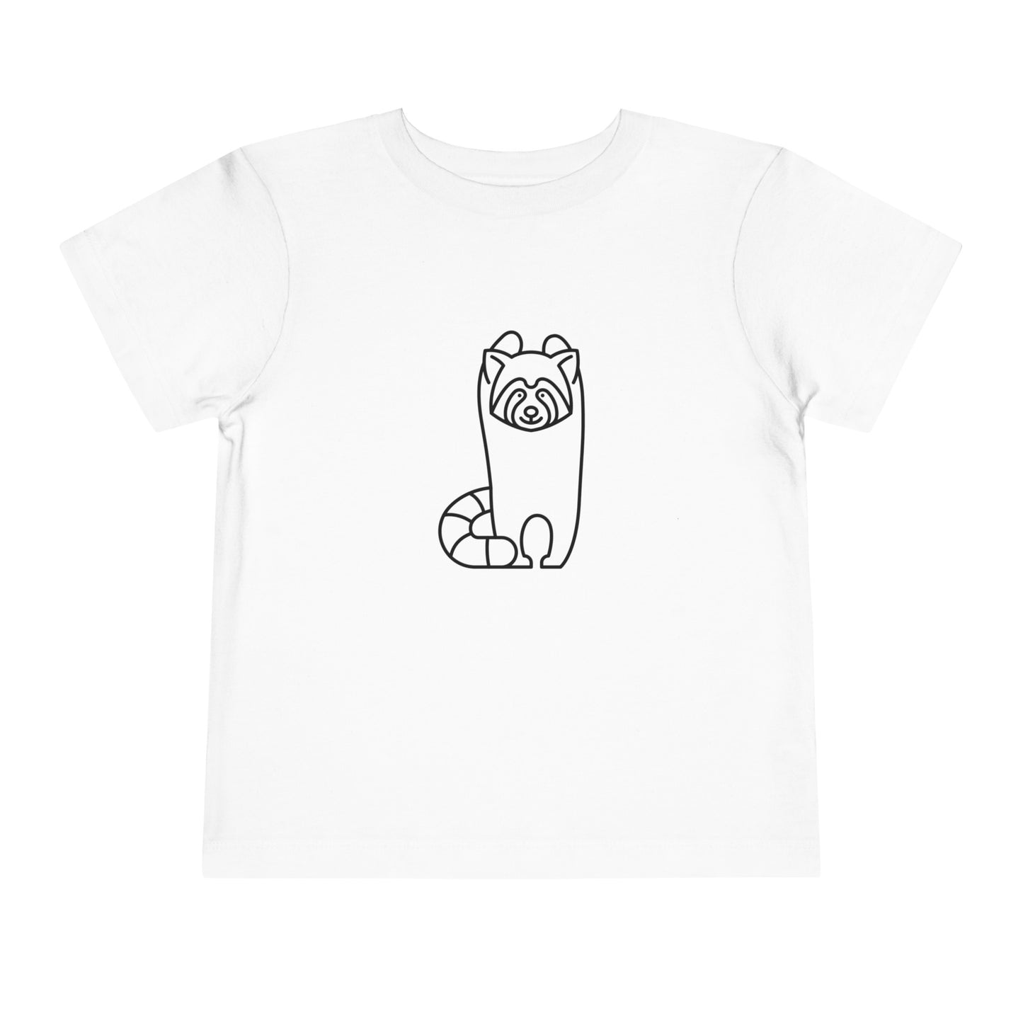 Standing Red Panda Print Toddlers T-Shirt
