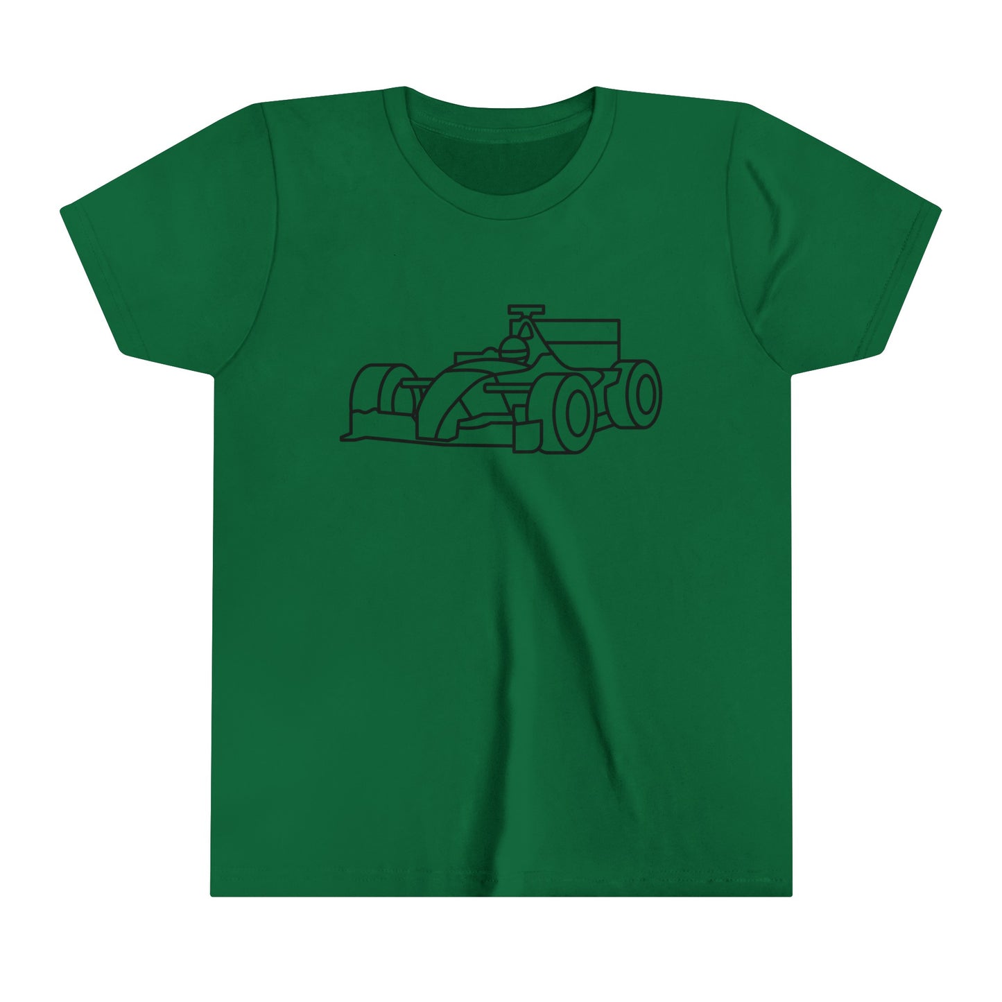 Zooming Race Car Youth T-Shirt