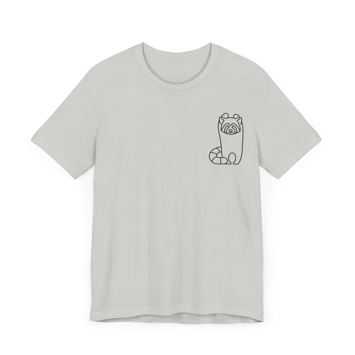 Standing Red Panda Print Men & Women T-Shirt