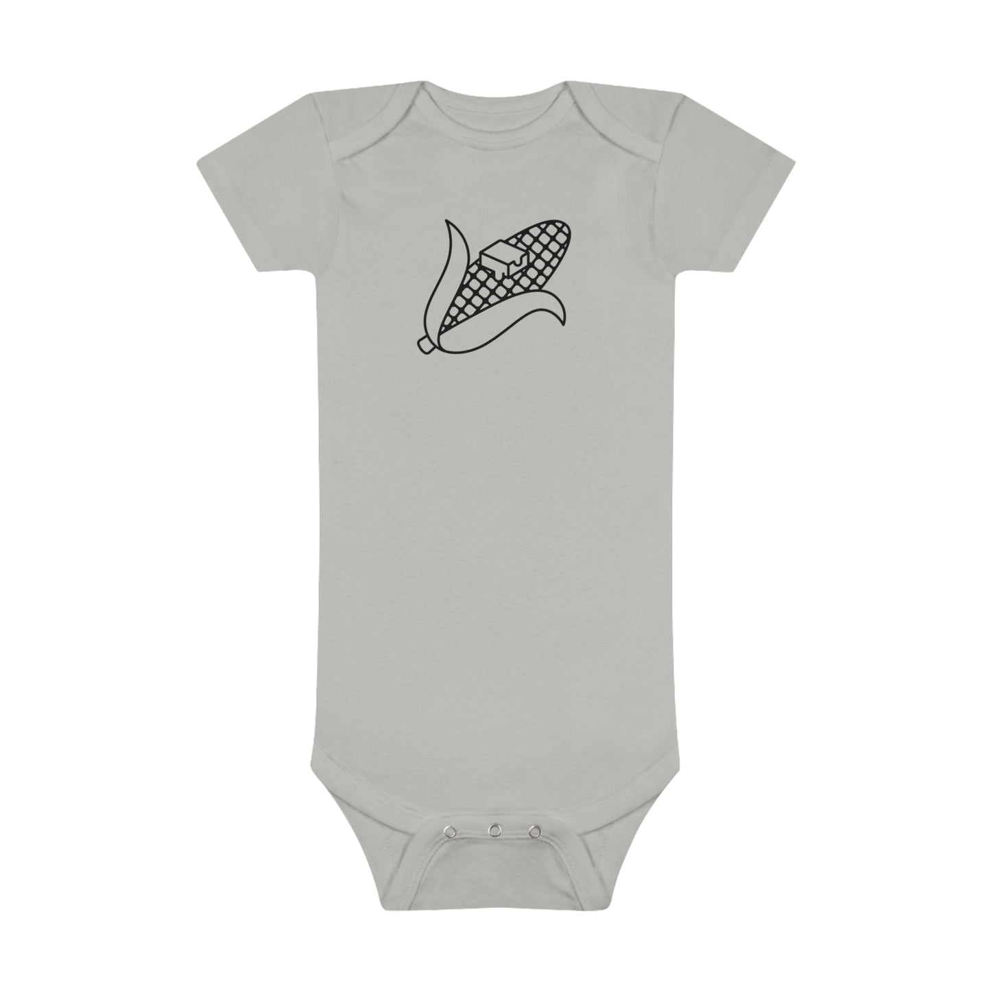 Buttery Corn Print Baby Onesies