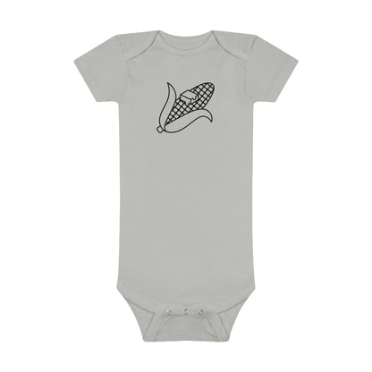 Buttery Corn Print Baby Onesies