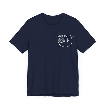 Sloth Print Men & Women T-Shirt