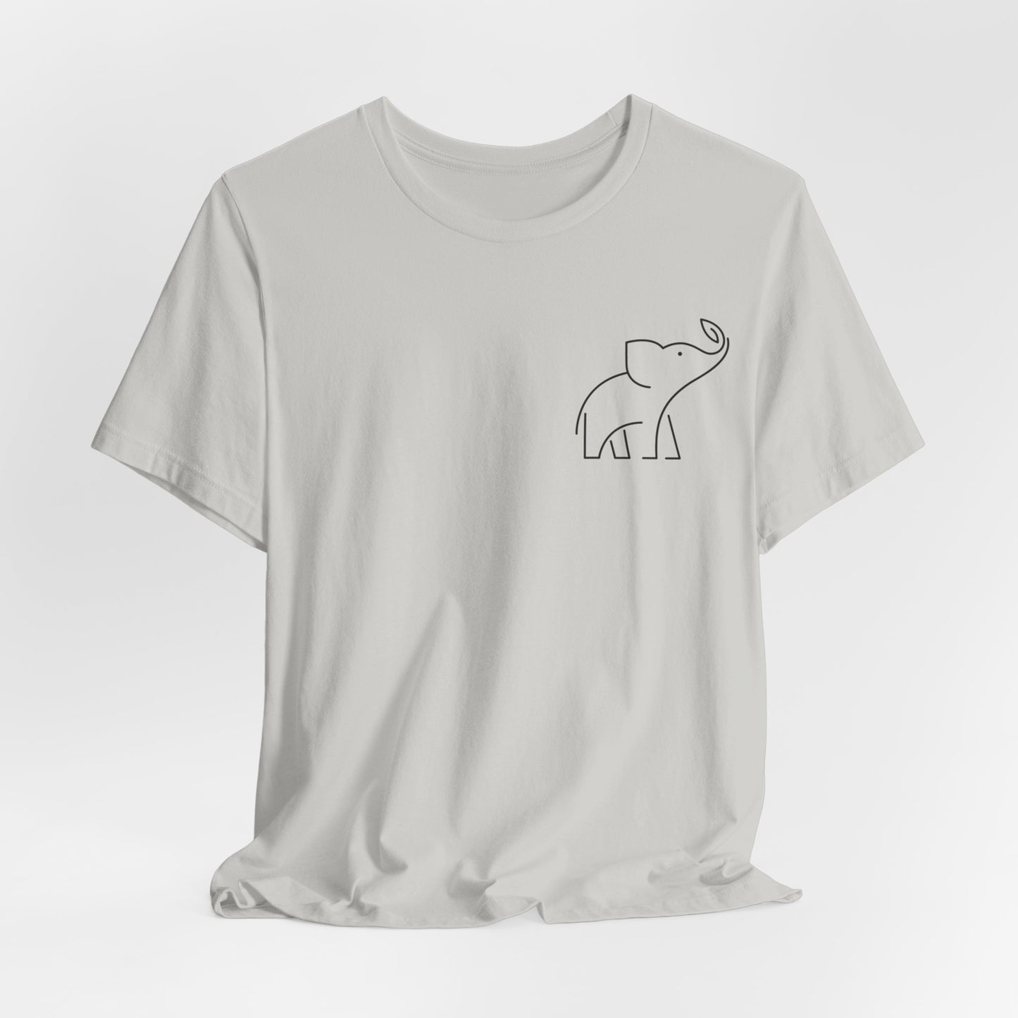Elephant Print Men & Women T-Shirt