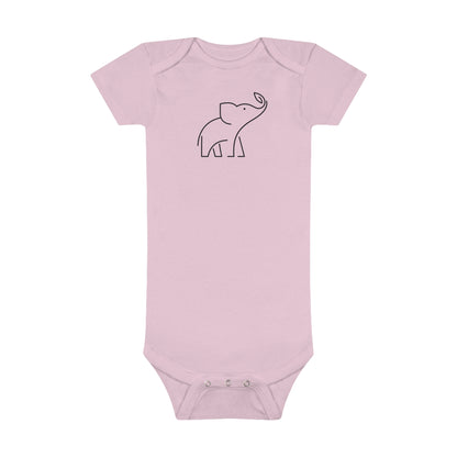 Elephant Print Baby Onesies