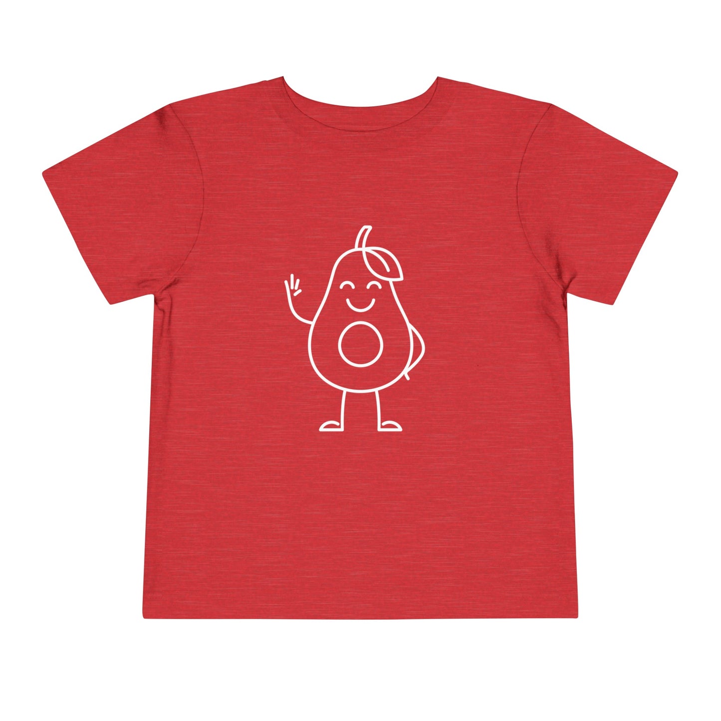 Happy Avocado Print Toddlers T-Shirt