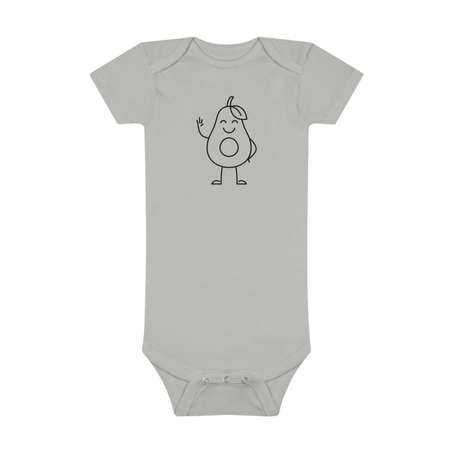 Happy Avocado Print Baby Onesies