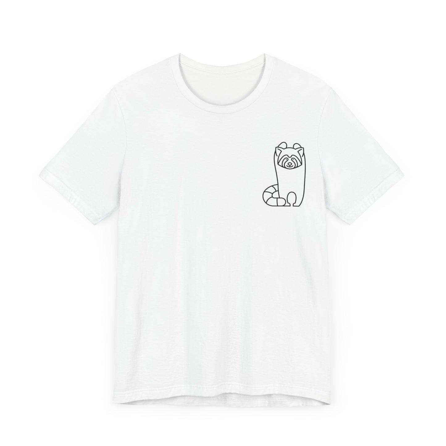 Standing Red Panda Print Men & Women T-Shirt