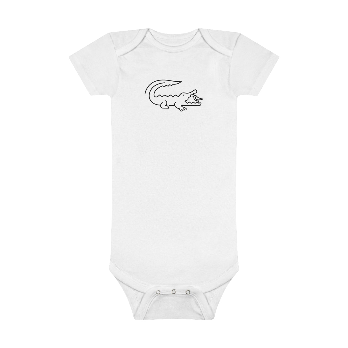 Alligator Print Baby Onesies