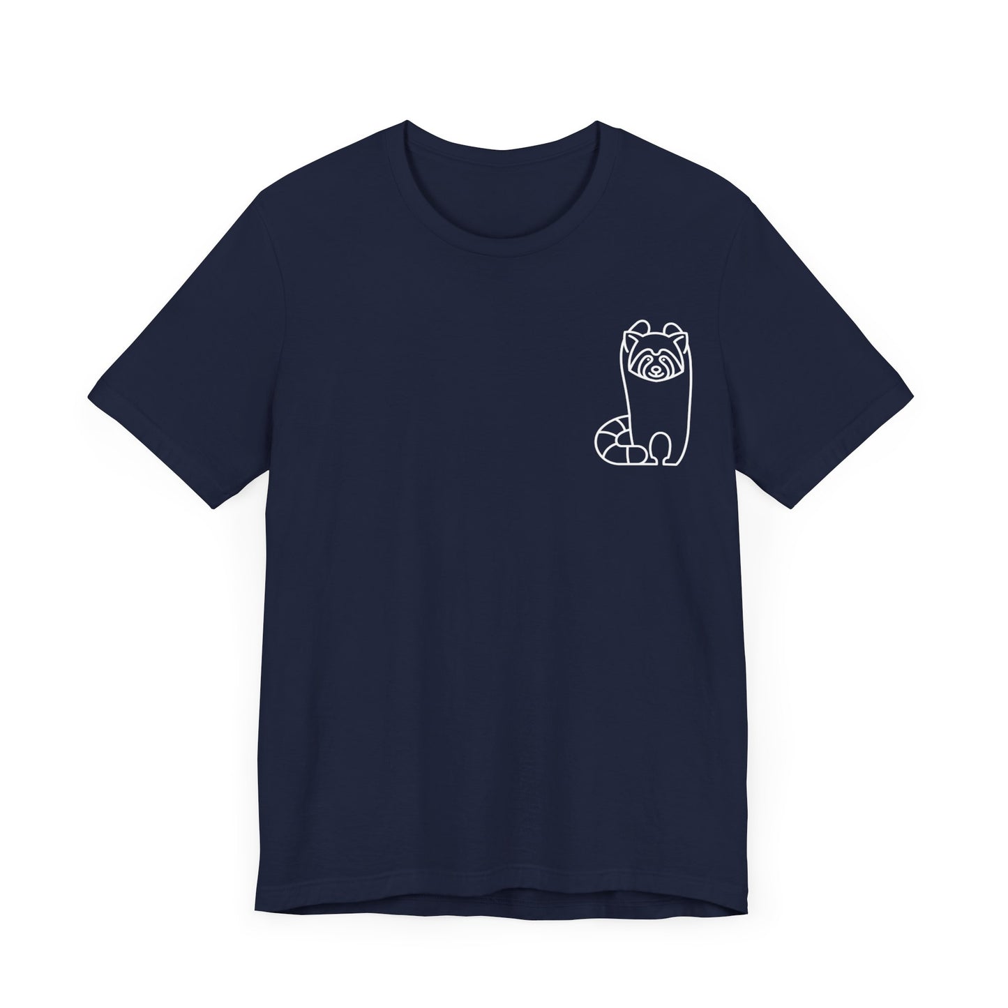 Standing Red Panda Print Men & Women T-Shirt