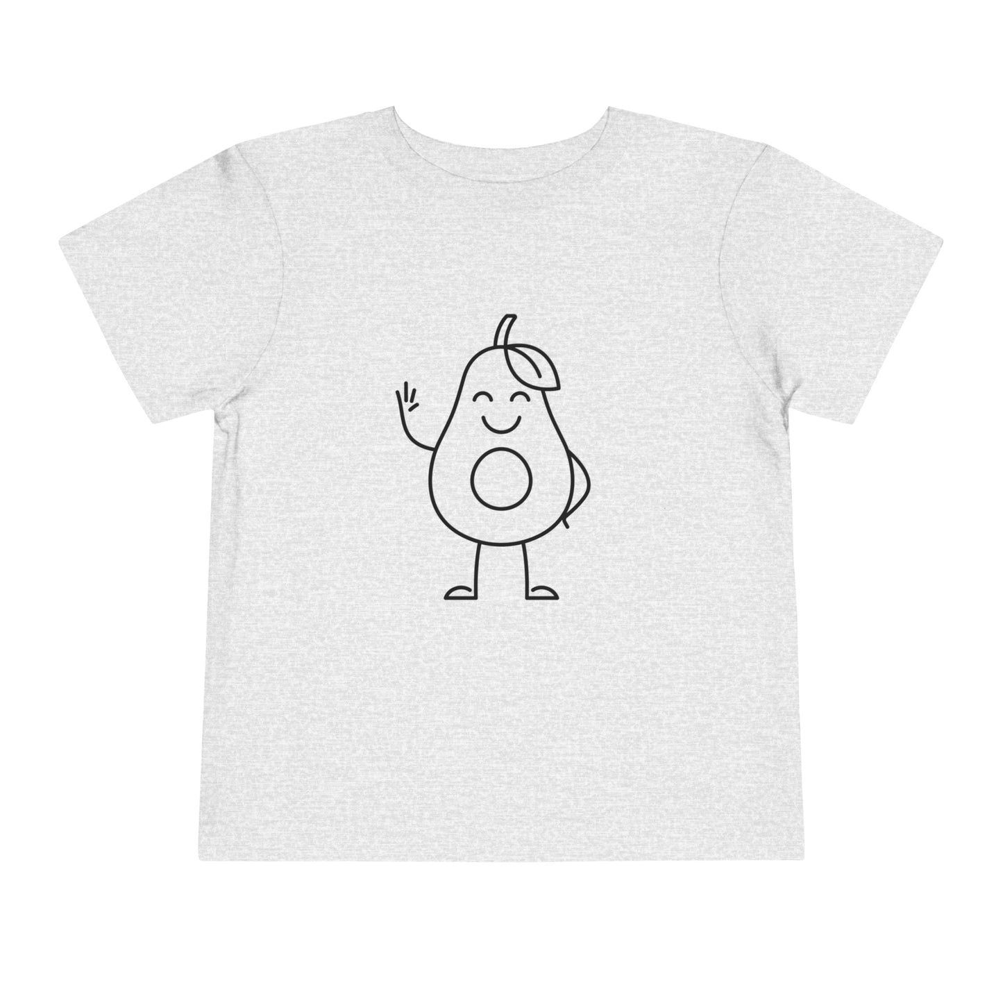 Happy Avocado Print Toddlers T-Shirt