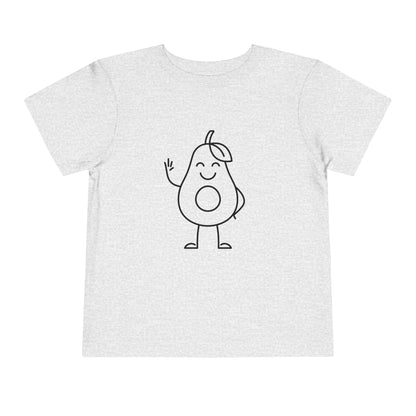 Happy Avocado Print Toddlers T-Shirt