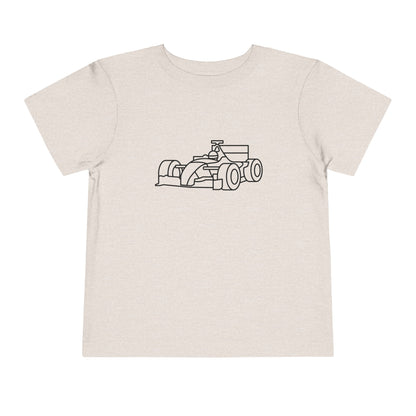 Zooming Race Car Print Kids T-Shirt
