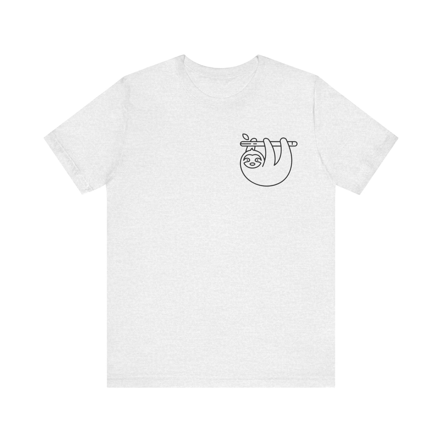 Sloth Print Men & Women T-Shirt