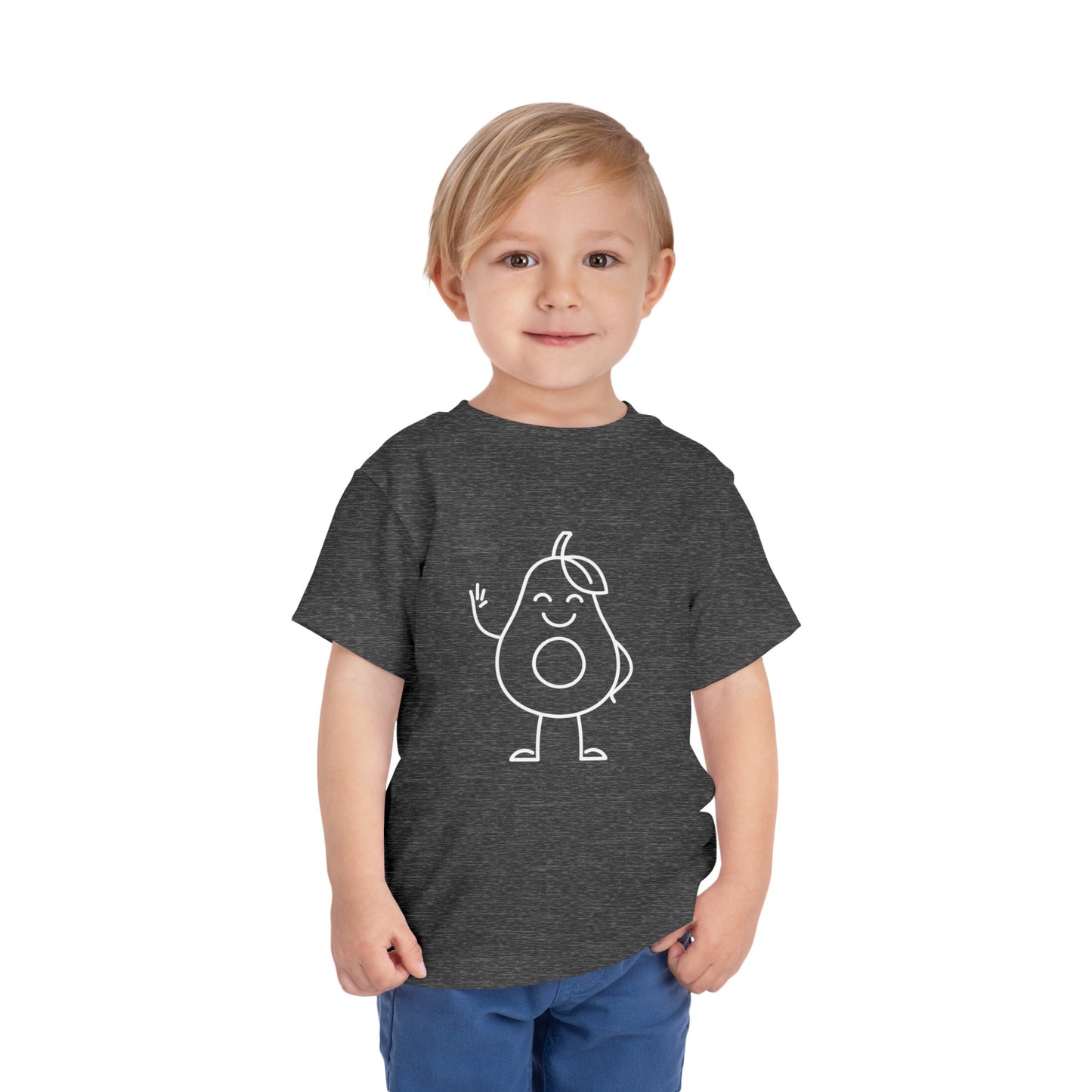 Happy Avocado Print Toddlers T-Shirt