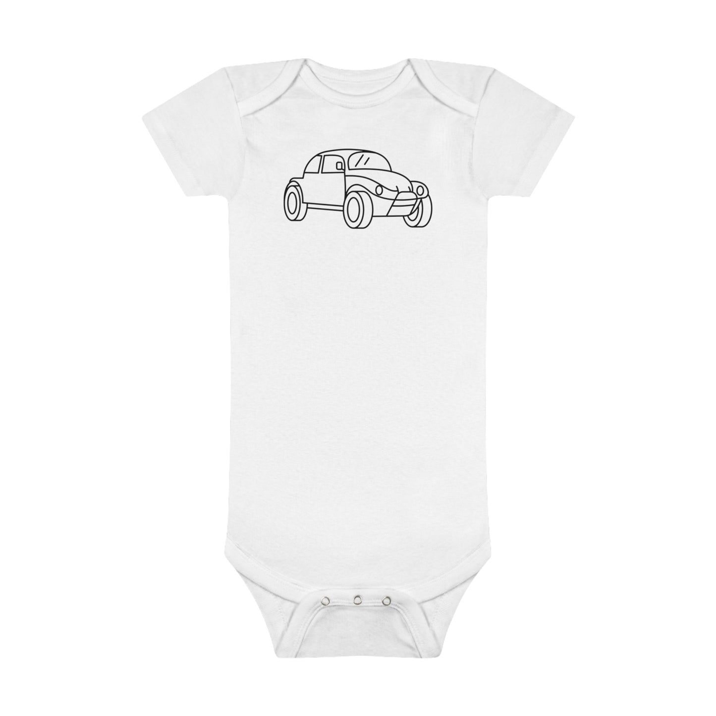 Baja Bug Print Baby Onesies