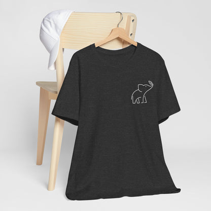 Elephant Print Men & Women T-Shirt