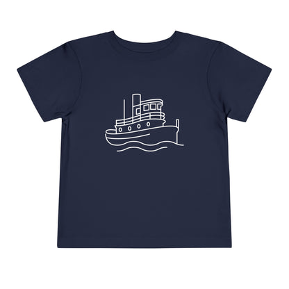 Tug Boat Print Kids T-Shirt