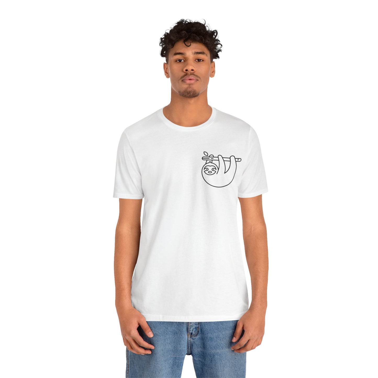 Sloth Print Men & Women T-Shirt
