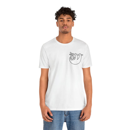 Sloth Print Men & Women T-Shirt