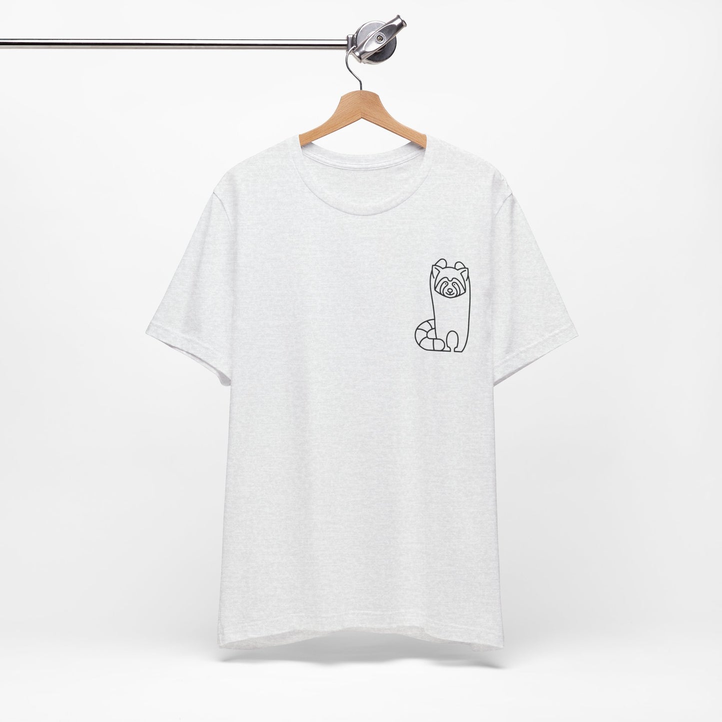 Standing Red Panda Print Men & Women T-Shirt