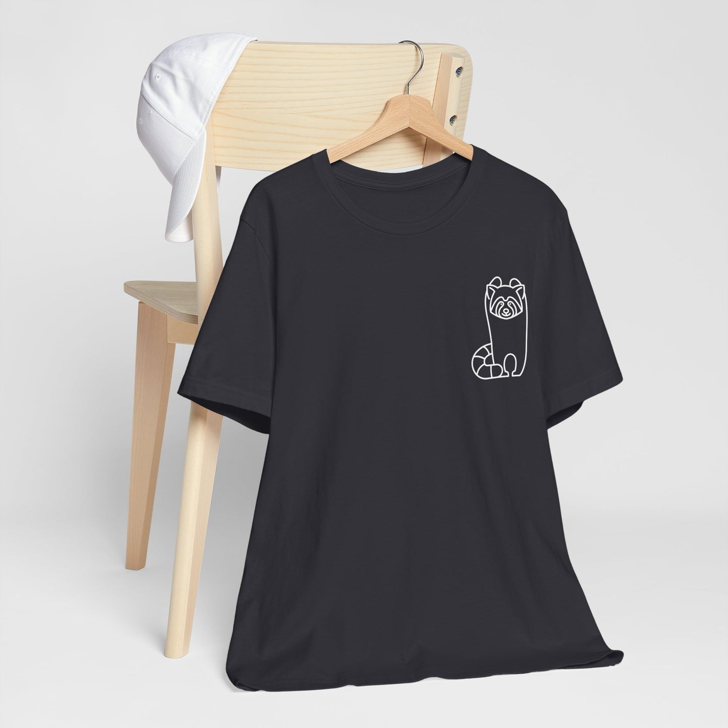 Standing Red Panda Print Men & Women T-Shirt