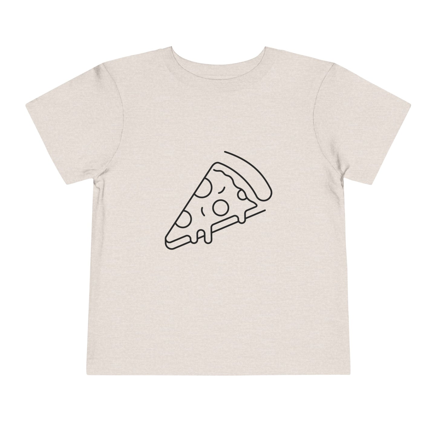 Cheesy Pizza Print Toddlers T-Shirt