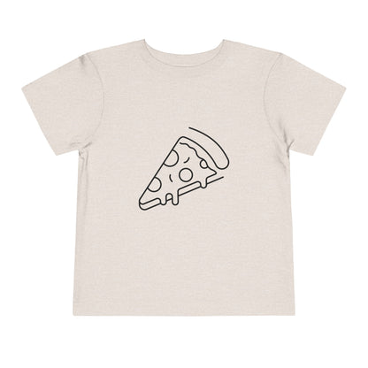 Cheesy Pizza Print Toddlers T-Shirt