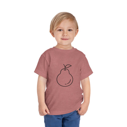 Pear Print Toddlers T-Shirt