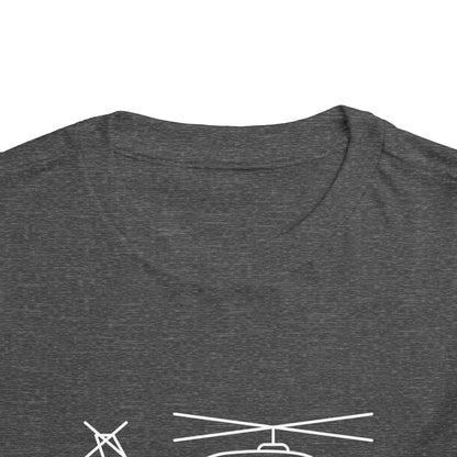 Flying Helicopter Print Kids T-Shirt