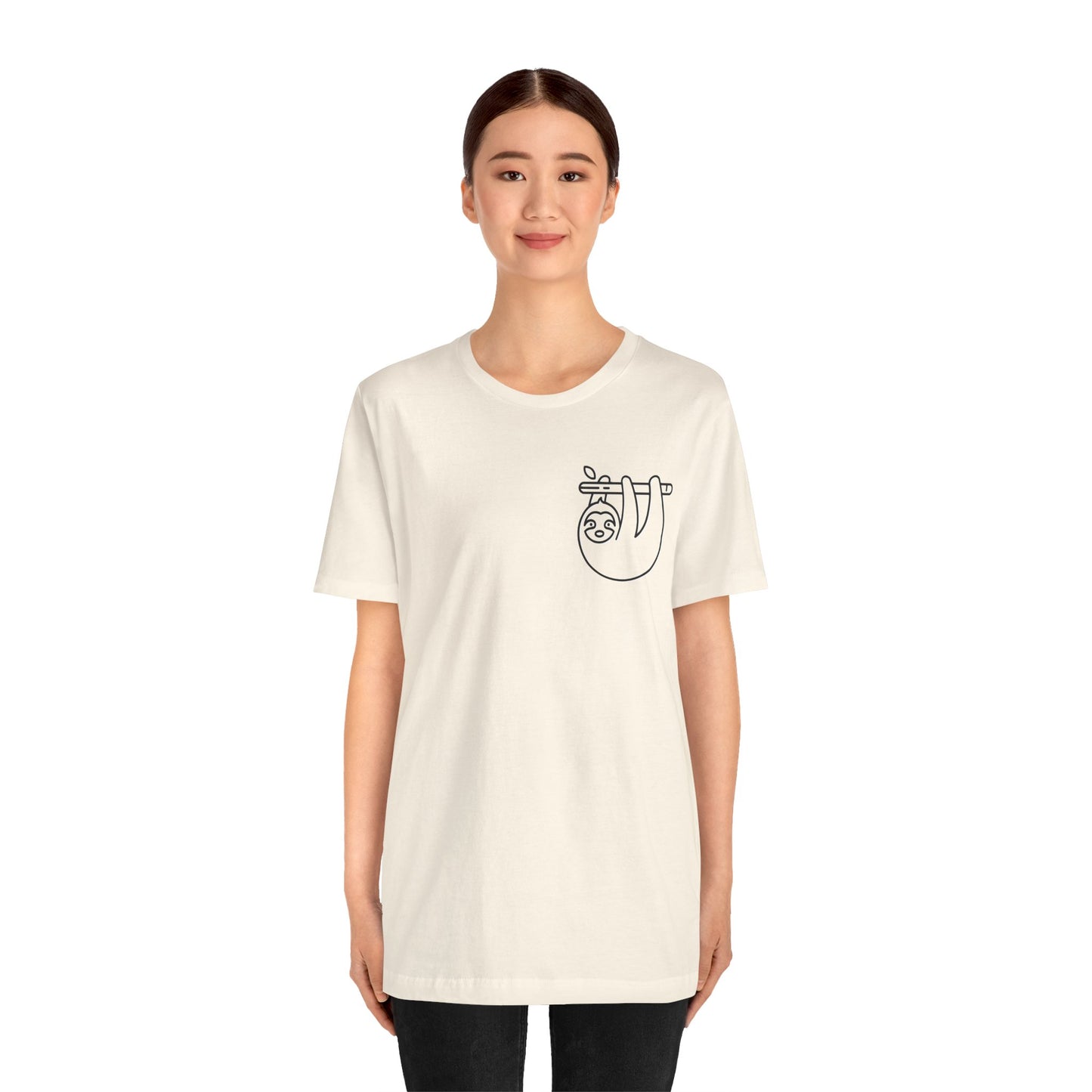Sloth Print Men & Women T-Shirt
