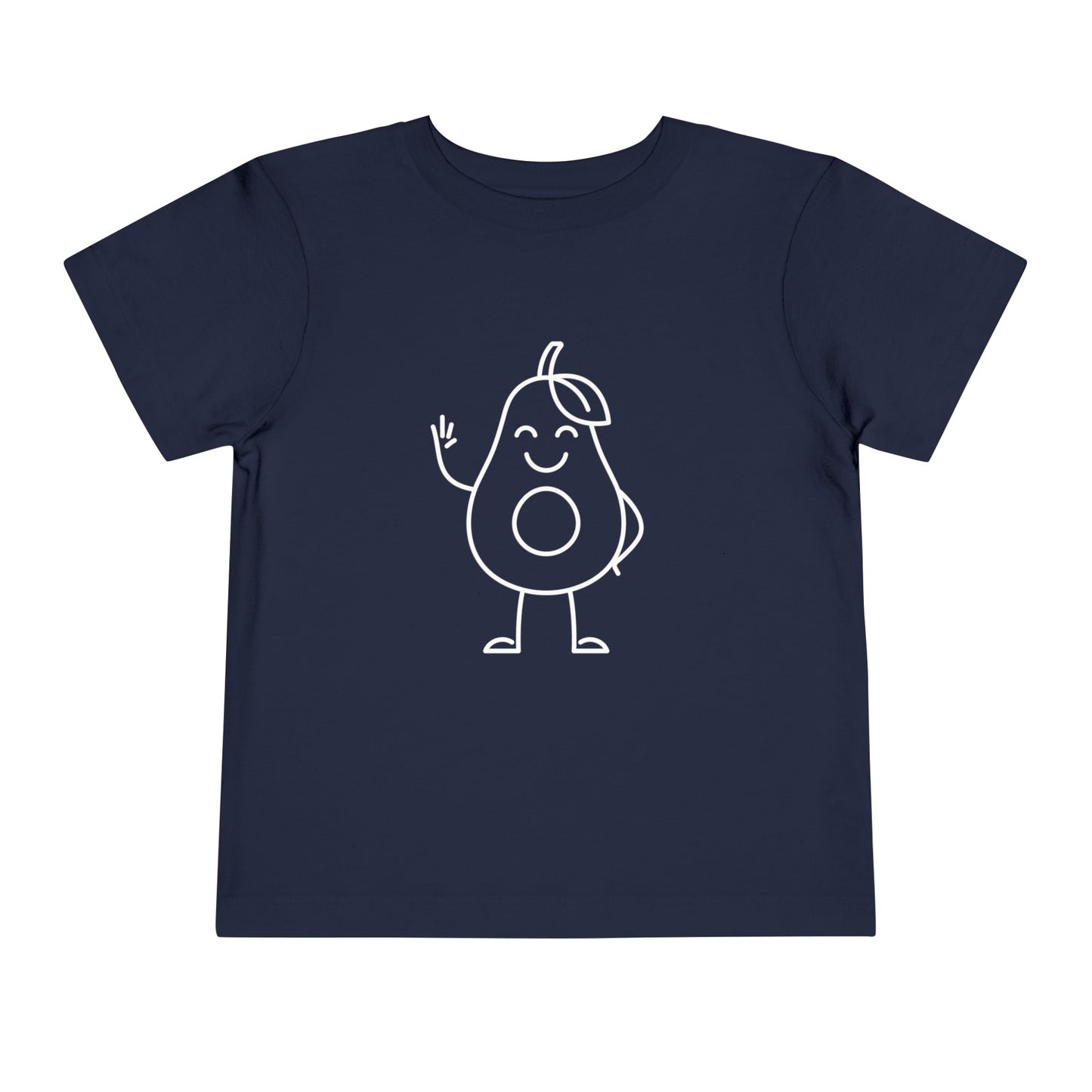 Happy Avocado Print Toddlers T-Shirt